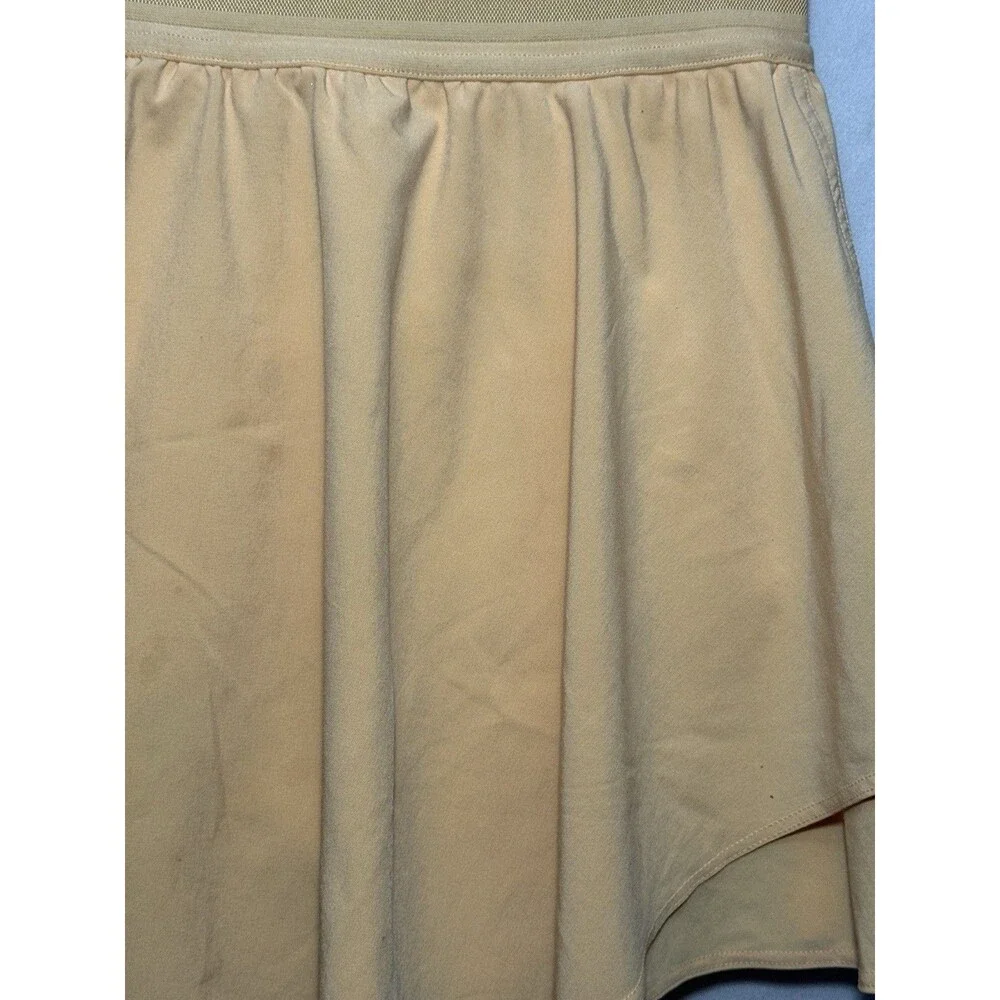 Lululemon Court Rival High Rise Skirt Long Size 6 Summer Glow Tennis Golf Skort